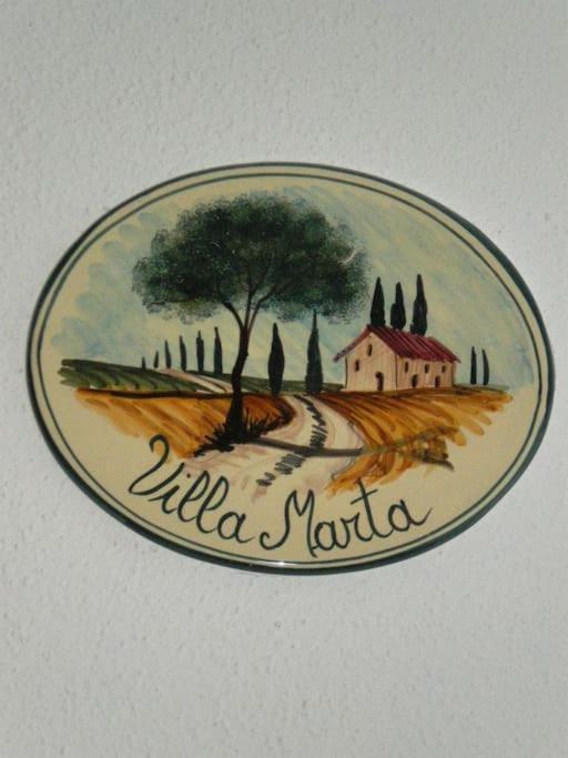 Villa Marta Contignano Exterior foto
